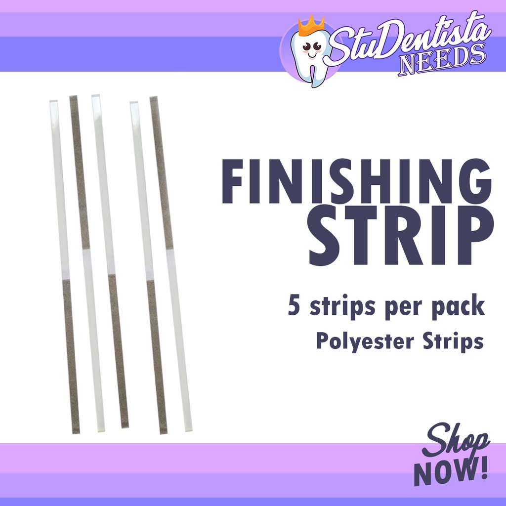 Finishing Strips and Polishing Polyester Strip (5 pieces) Shopee