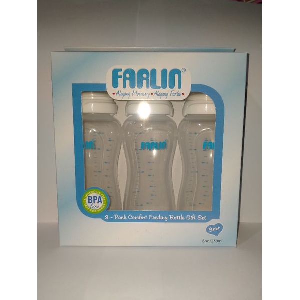 Farlin(AntiColic) Comfort Feeding Bottle 3 PCS (Regular Bottle