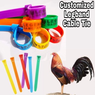 Customized Legband Cable Tie for Gamefowl Poultry Duck Panabong na Manok