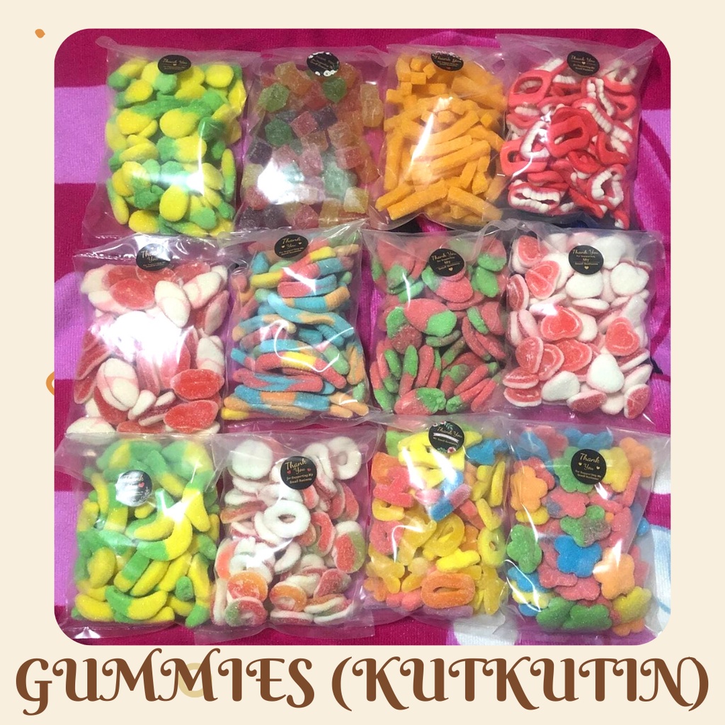 250 GRAMS GUMMIES // GUMMY CANDIES // GUMMY CANDIES IN POUCH (RSTORE.PH