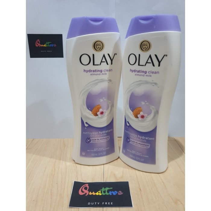 Olay Body Wash Almond Milk (650mL) Shopee Philippines