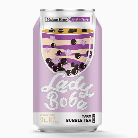 Madam Hong Lady Boba Milktea - TARO BUBBLE TEA (2 x 315ml) | Shopee ...