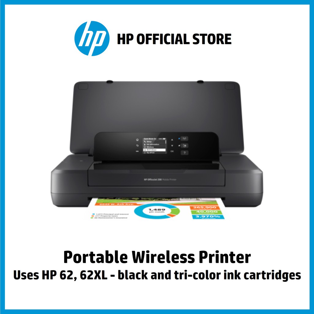 Hp Officejet 200 Mobile Portable Printer Print Wireless Shopee Philippines