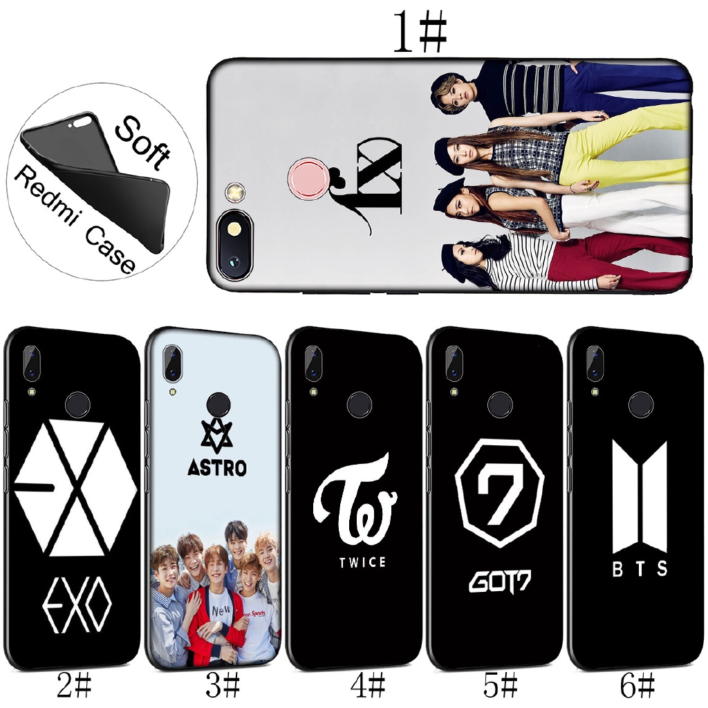 Xiaomi Redmi 6a Note 7 6 Pro Soft Tpu Cover Astro Exo Bts Got7 Twice Phone Case Shopee Philippines