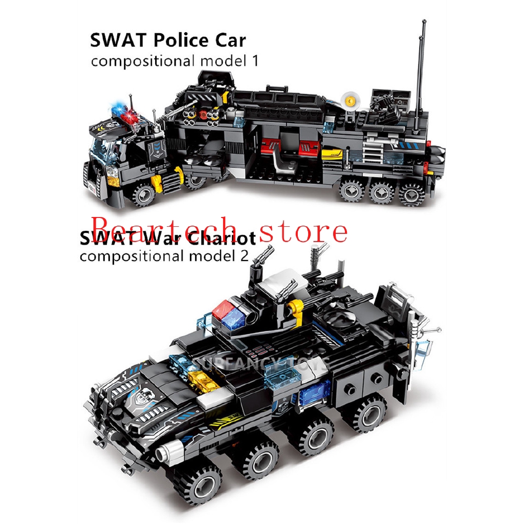lego police swat truck