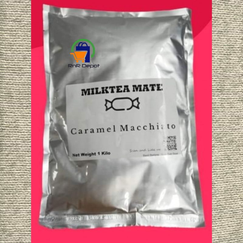 Milktea Mate Powder Caramel Macchiato Powder 1kg Shopee Philippines