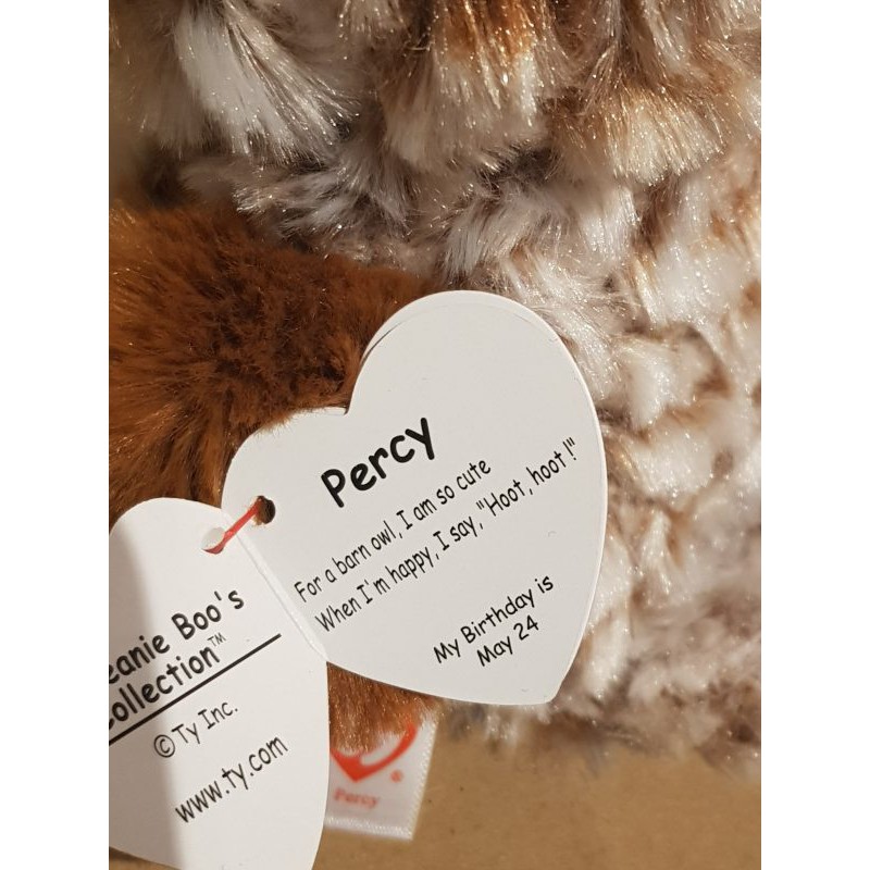 percy the owl beanie boo