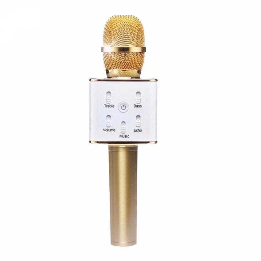 Wireless Microphone & HIFI SpeakerQ7 (Gold) Shopee Philippines