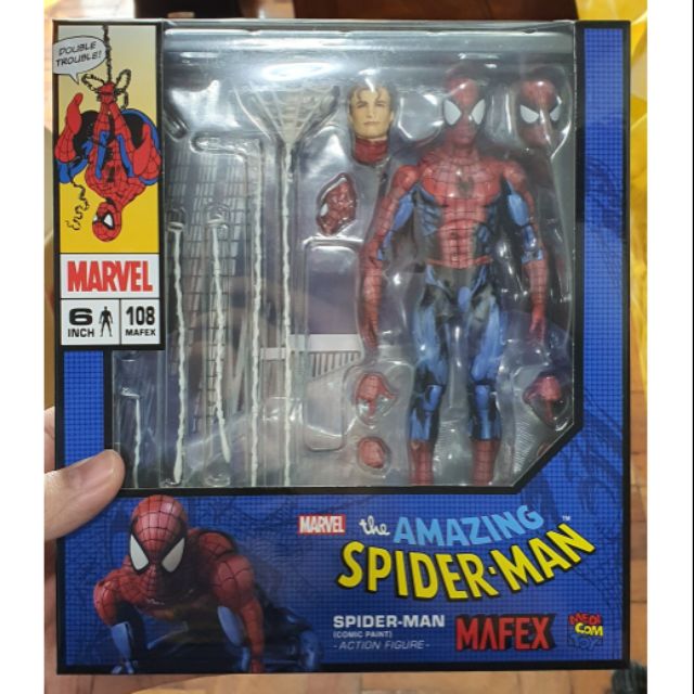 mafex comic spiderman