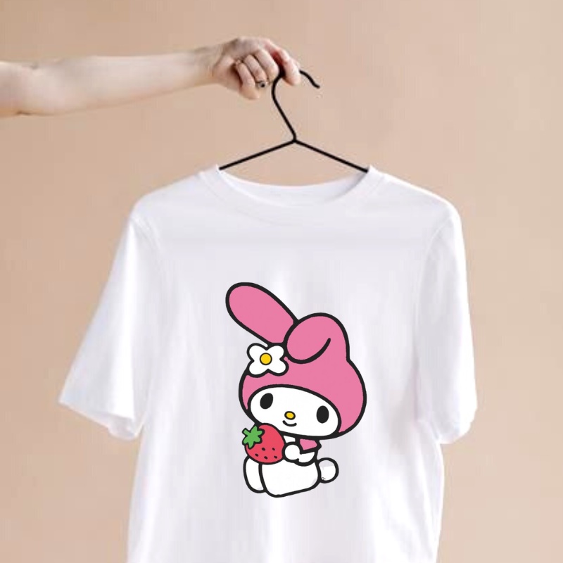 My Melody Hello Kitty Oversized Tshirt Graphic Tees | Shopee Philippines