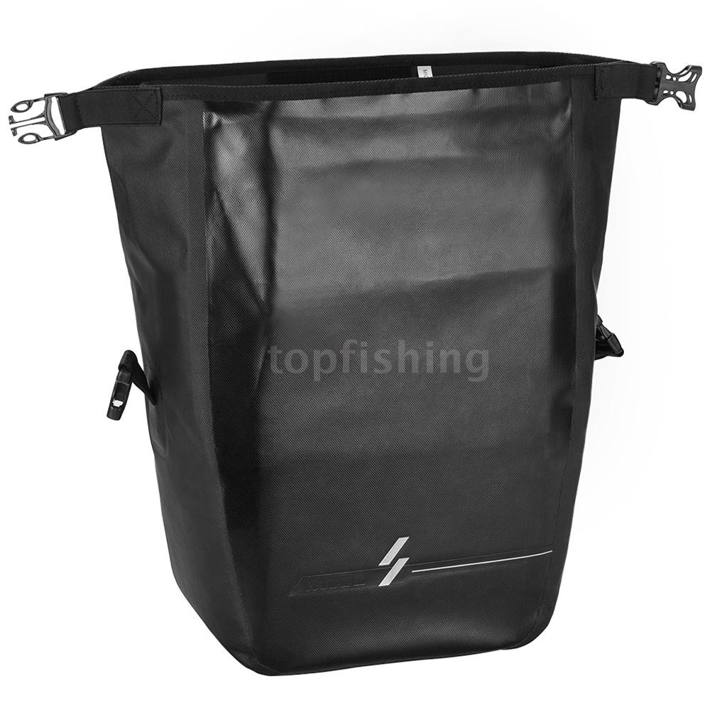 25l Waterproof Bike Bag Mtb Road Bike Bicycle Rear Rack Pannier Bag Cycling Rear Seat Bag Shoulder Bag Bike Accessorie Crd Shopee Malaysia
