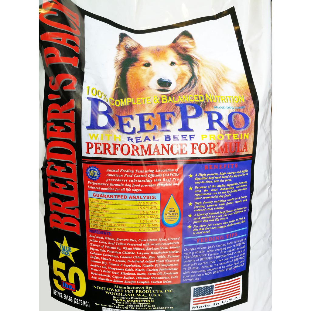 best beef dry dog food