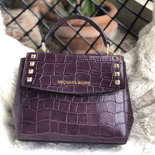 mk purple bag