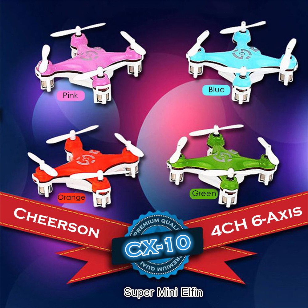 Cheerson Cx 10 Mini Drone 2 4g 6 Axis Gyro Rc Quadcopter Toys For Kids Shopee Philippines