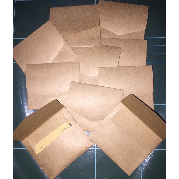 Handmade Mini Kraft Envelopes Shopee Philippines