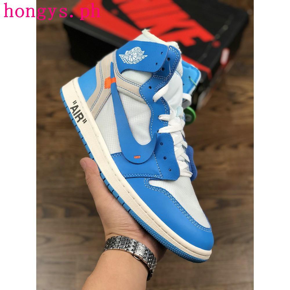 jordan one off white unc