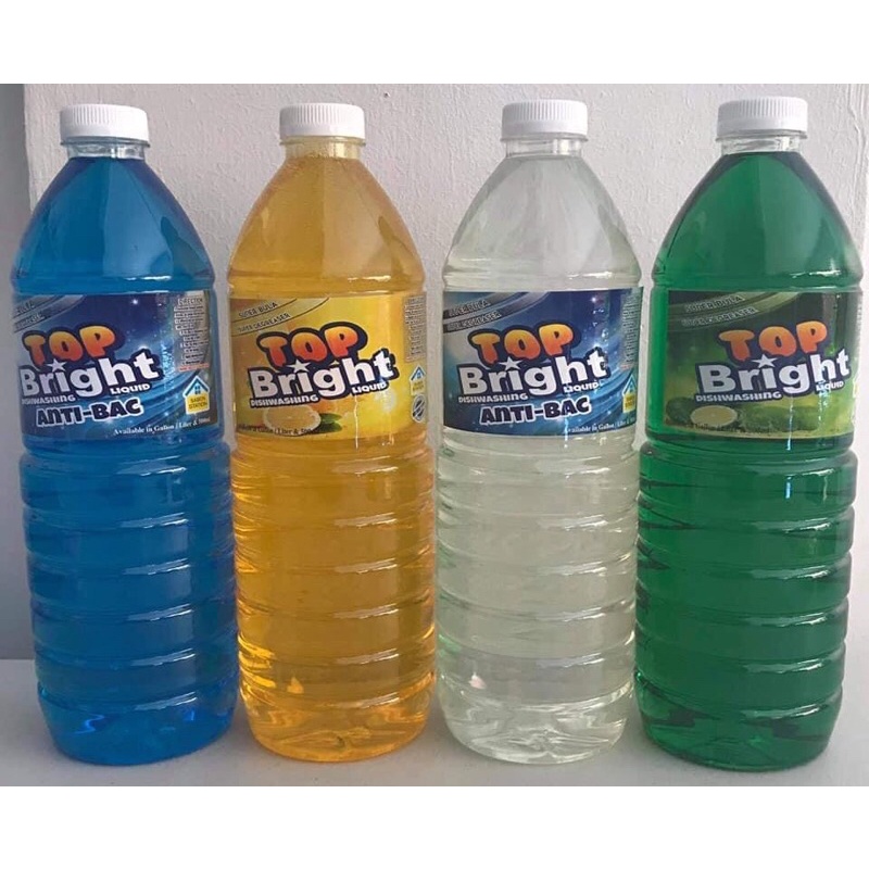 Top Bright Dishwashing Liquid 1 Liter Shopee Philippines