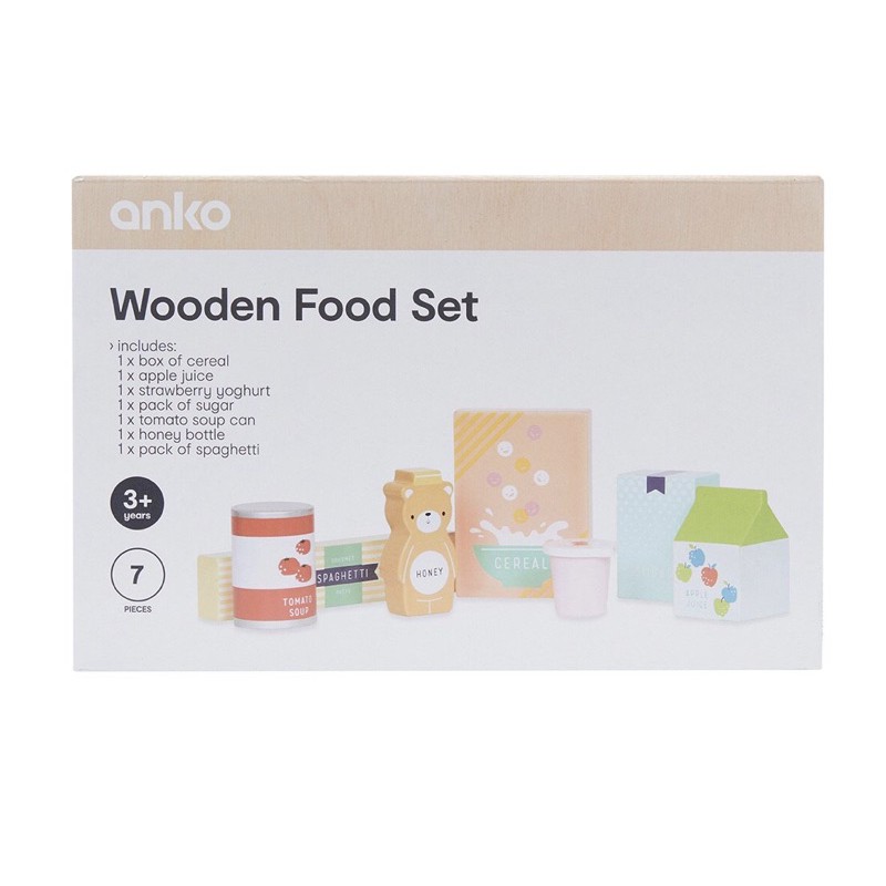 Anko Wooden Food Set Shopee Philippines