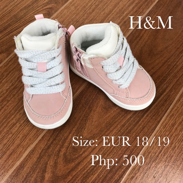 h&m baby shoe size