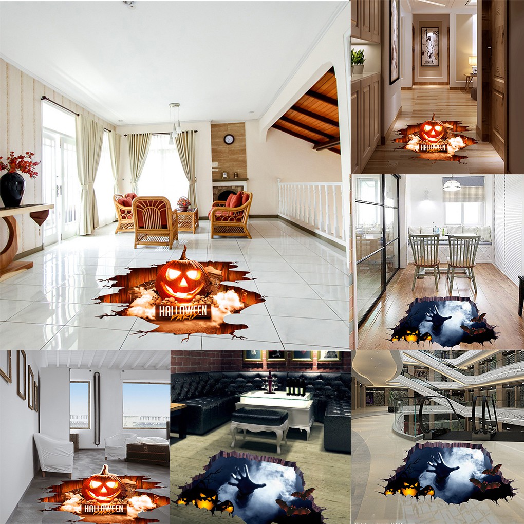 Halloween Horror Wall Sticker Wall Decoration For Bedroom Living Room