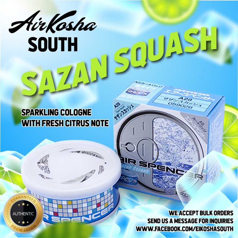 Sazan Squash Original Eikosha Air Spencer Air Freshener Car