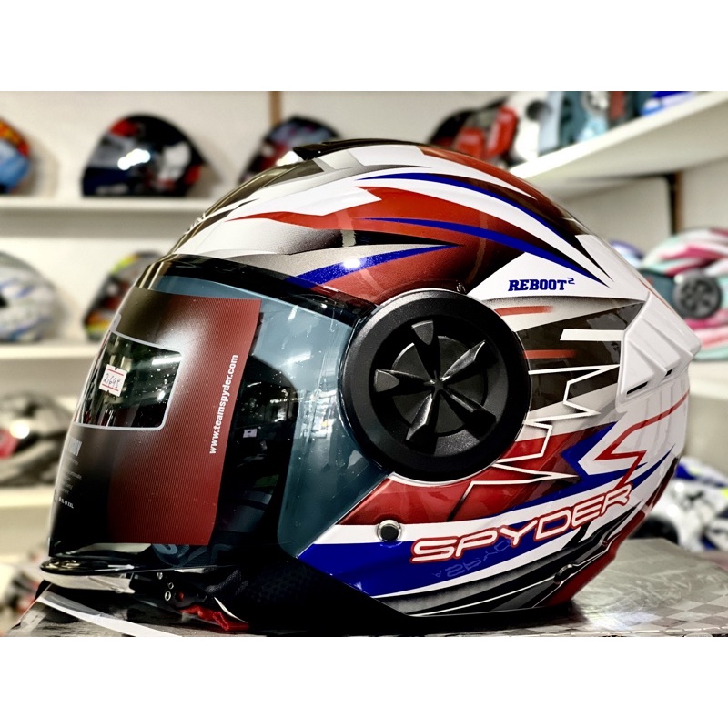 Spyder Reboot 2 Half Face Helmet with freebies Shopee Philippines