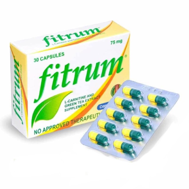 Fitrum 75mg 30 Capsules Shopee Philippines