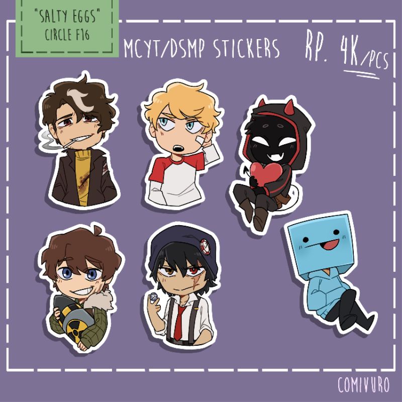 mcyt dsmp handcut sticker shopee philippines