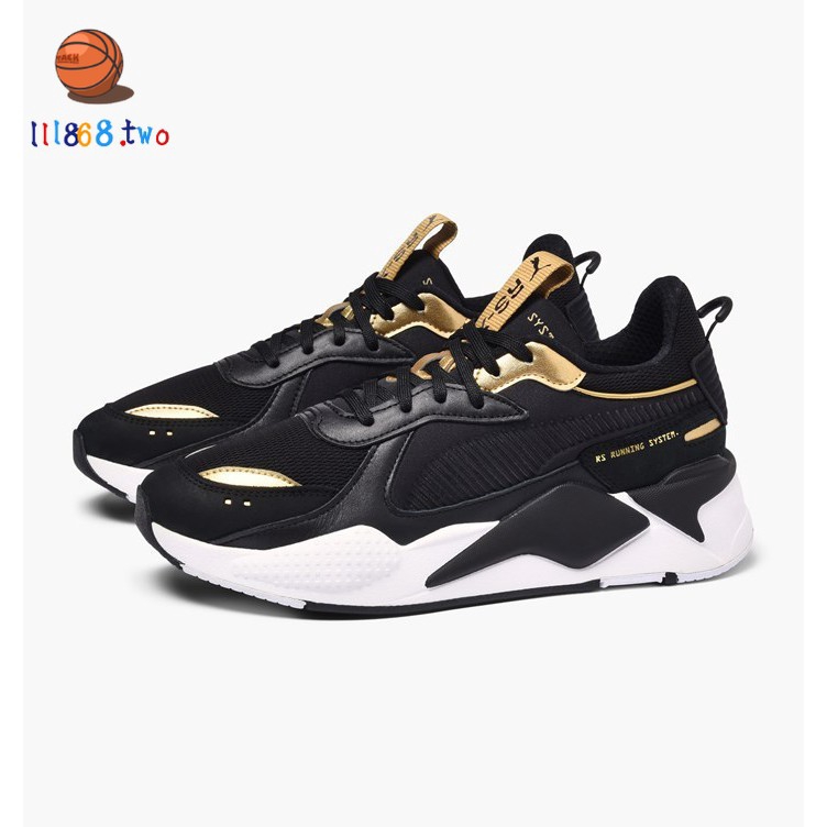 puma rsx black and gold