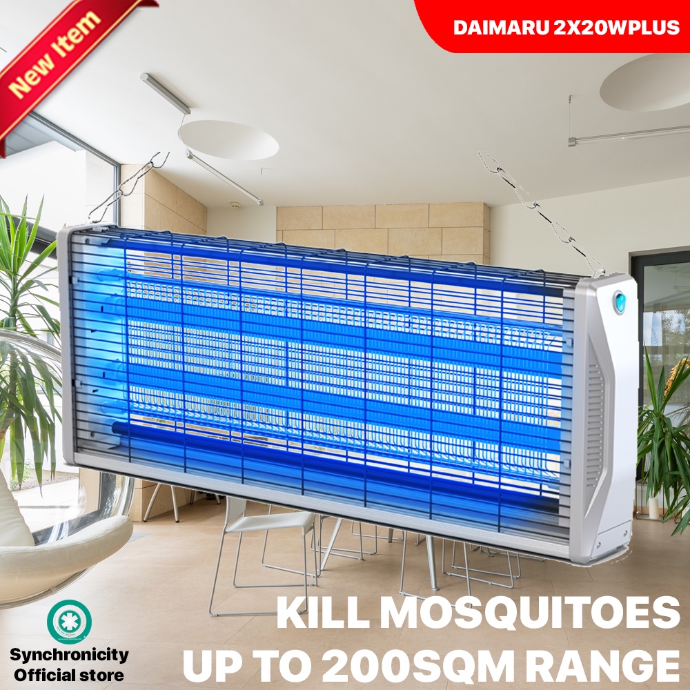 DAIMARU INSECT KILLER 2X20W PLUS 200SQM UV Mosquito Killer
