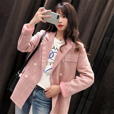 vintage pink blazer