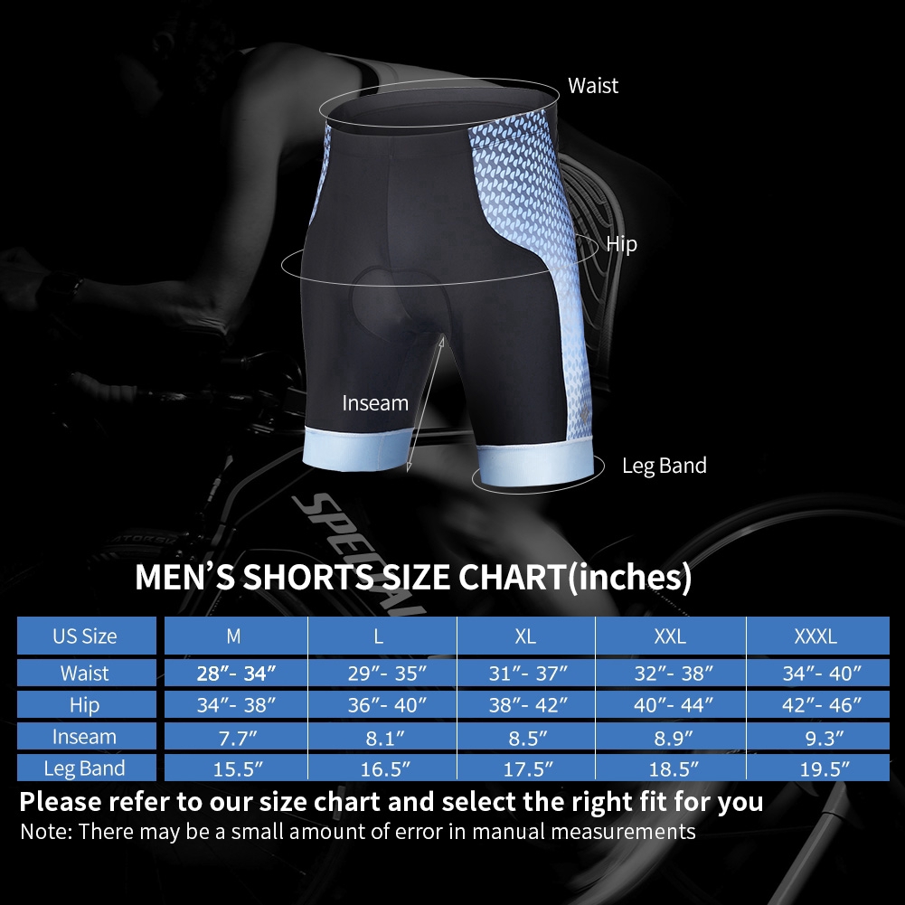 cycling shorts size 16