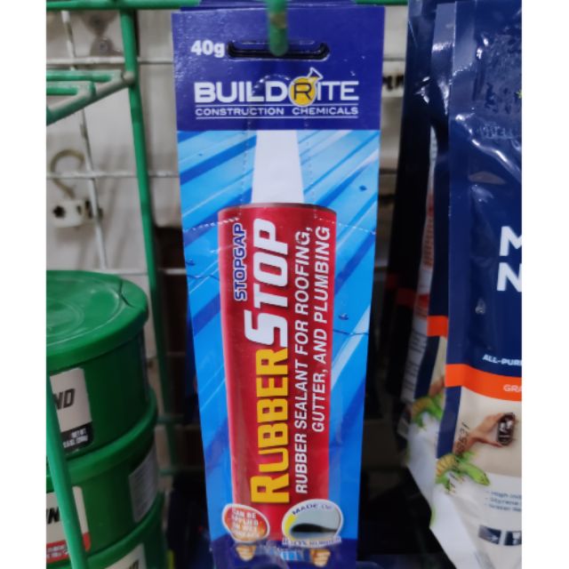 Buildrite Rubberstop Flexible Rubber Sealant 40g SACHET Shopee