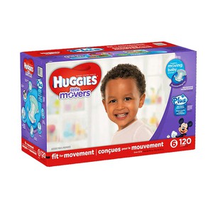 huggies little movers plus size 6