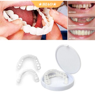 1 Pair Snap on Teeth Veneers for Men and Women Cover The Imperfect Teeth Fake Tooth Instant Confidence Smile 2022 New