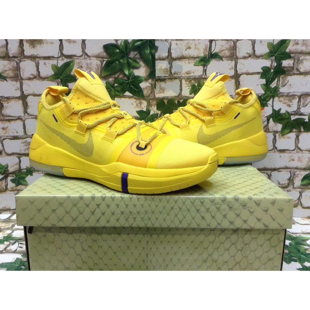 kobe bryant shoes yellow