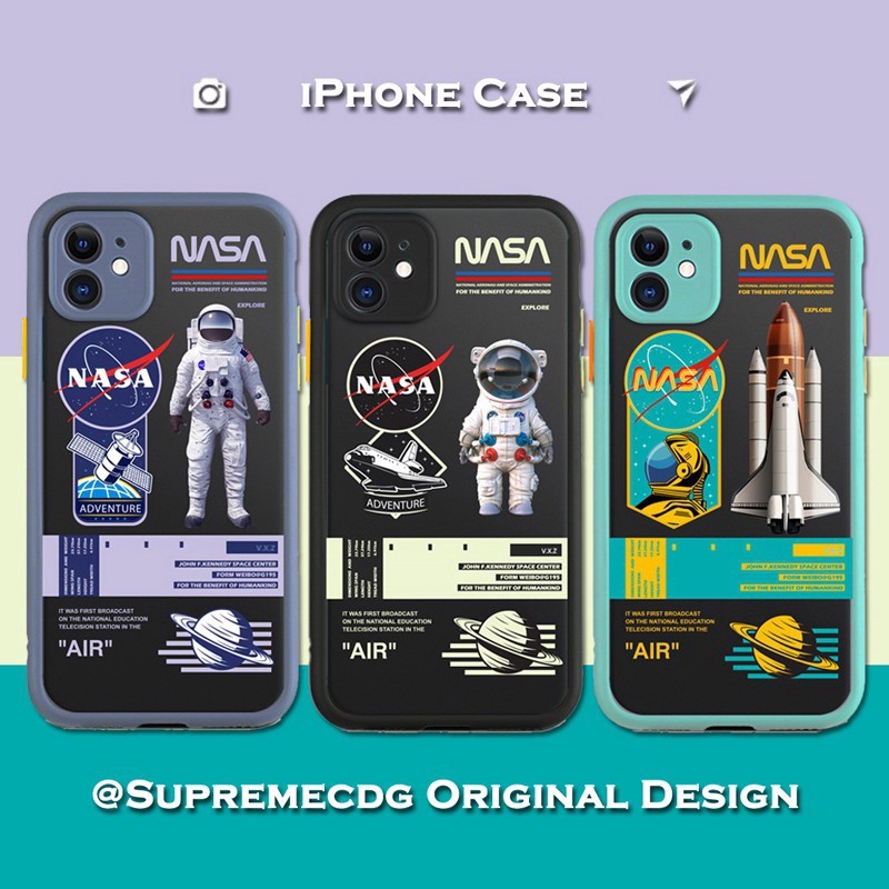 Nasa Apple Iphone 12 Mini 12 Pro Max Case 11 Pro Max 7 8 Plus X Xr Xs Max Space Ship Airship Astronaut Beautiful Color Casing Girly Couple Phone Case Shopee Philippines