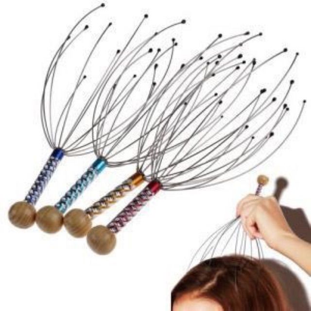 hand held scalp head massager