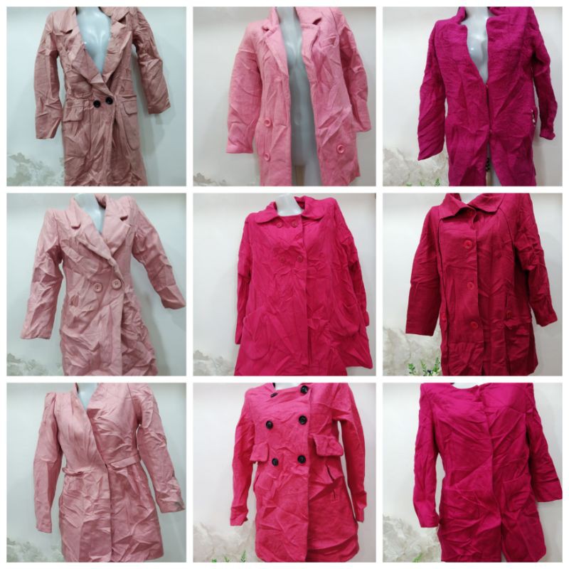 1/7 New Arrival Wool Coats for women Shopee Philippines