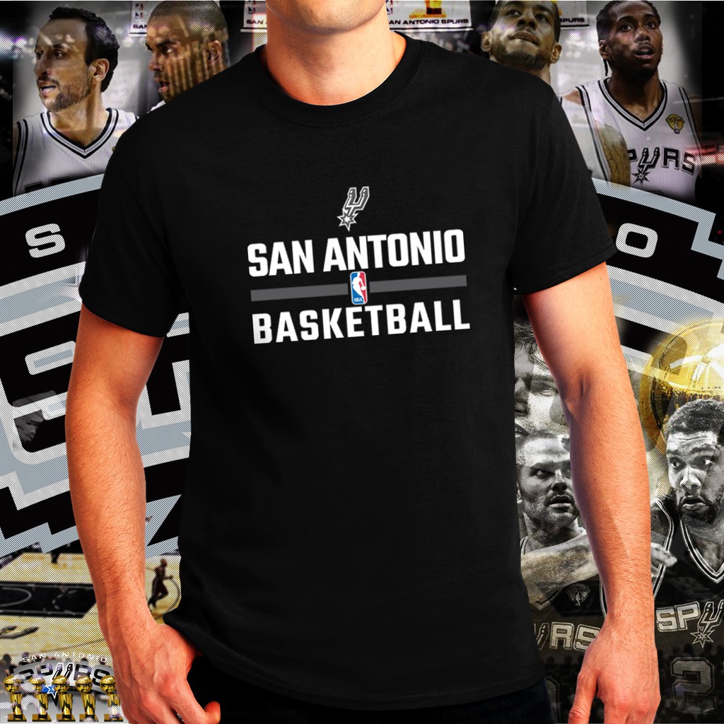 spurs basketball t shirt