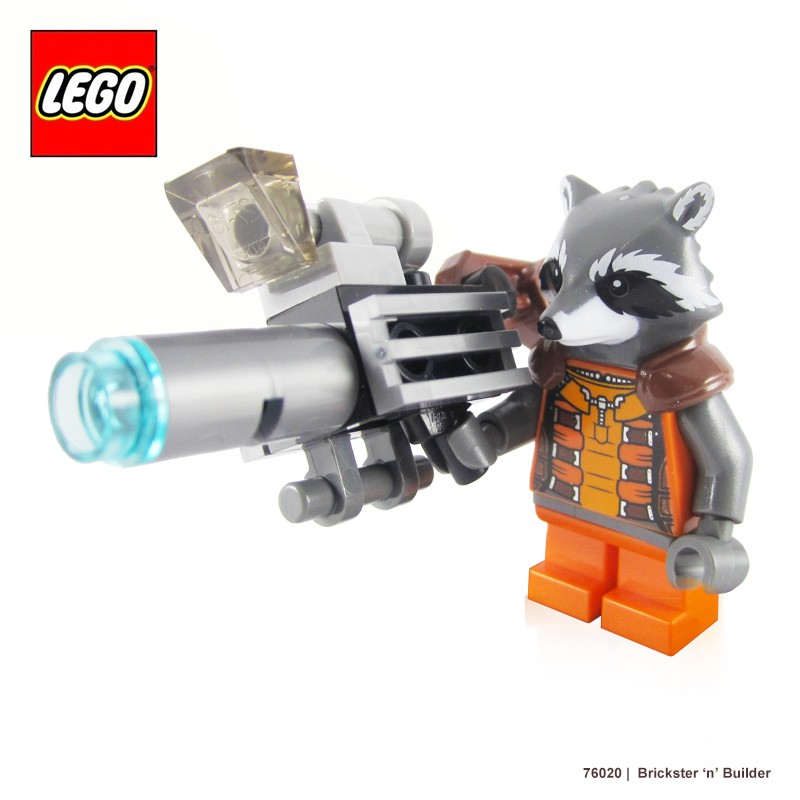 Rocket Raccoon Guardians of the Galaxy Building Blocks Heroes Comic Toys Animals