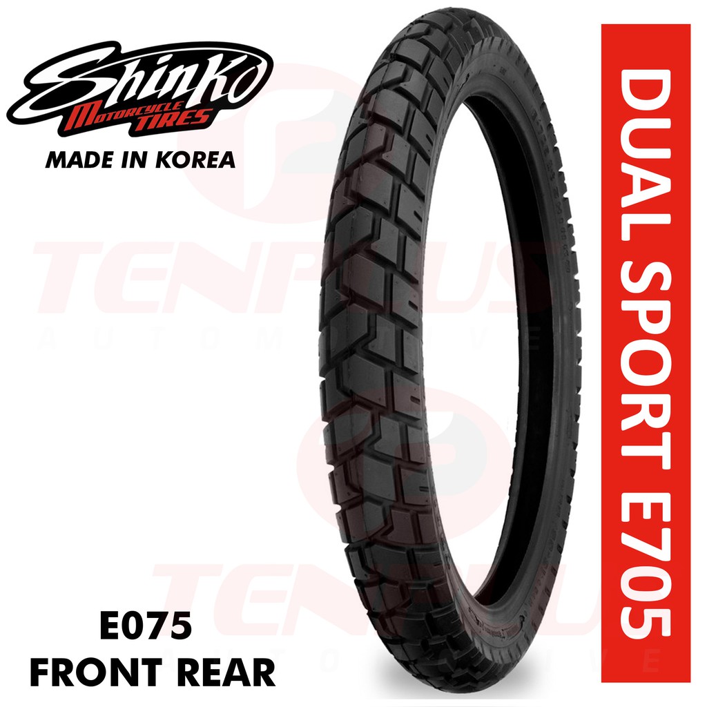 Shinko E700 Dual Sport Front or Rear Motorcycle Tire 5.10-17