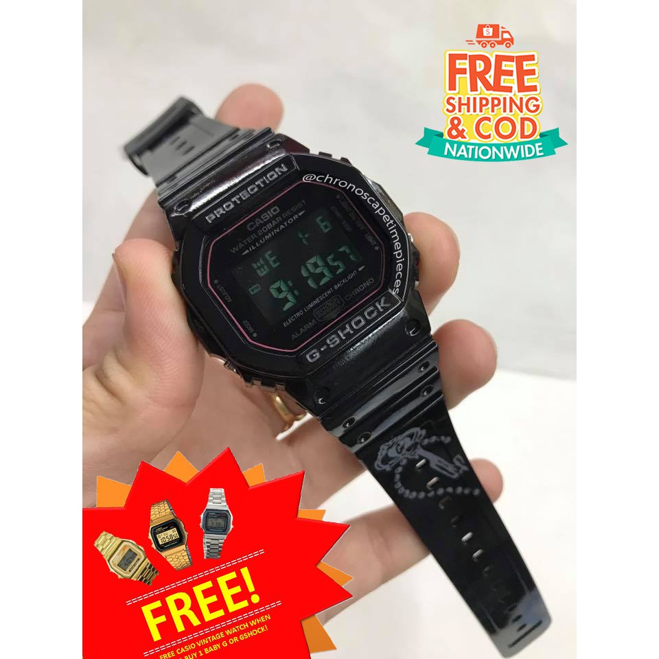 CASIO GSHOCK OEM DW5600 AUTOLIGHT JAPAN GLOSSY BLACK Shopee Philippines