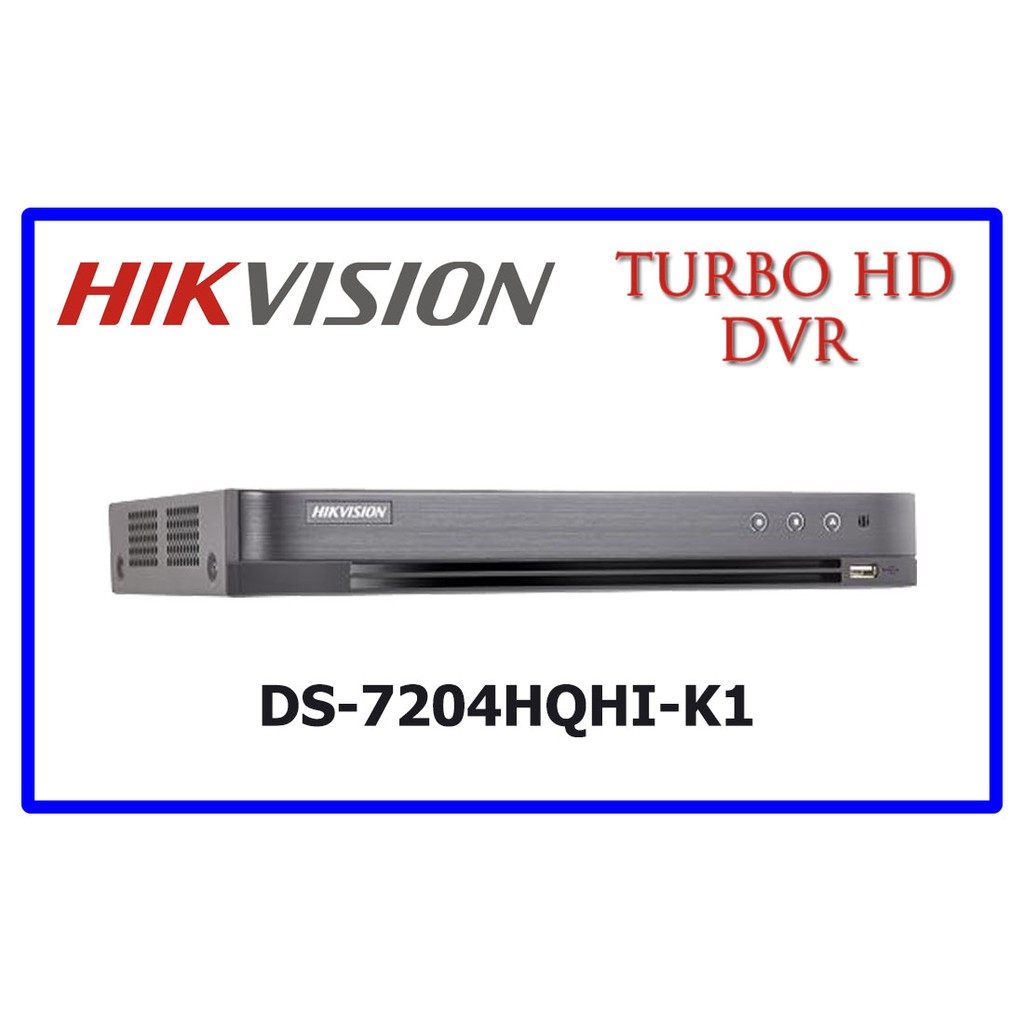 Ctm Hikvision Ds 74hqhi K1 H 265 2mp 1080p Full Hd 4 Channel 1 Sata 3 0 Turbo Hdtvi Cctv 1u Dvr Shopee Philippines