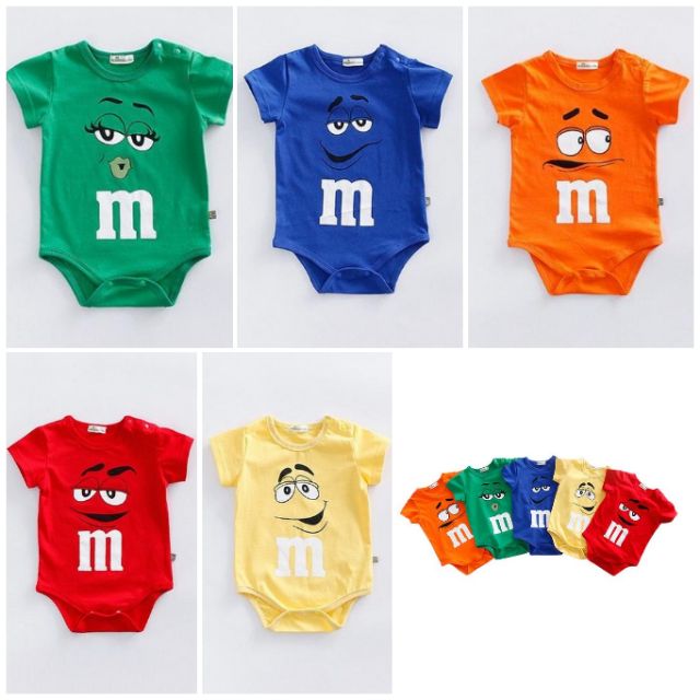 m&m onesie