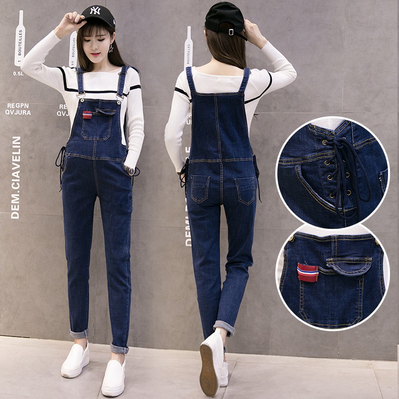 denim jumpsuit maternity