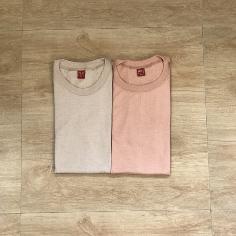 Yalex Red Label Round Neck Tshirt shirt (New Colors)- Peach and Khaki ...