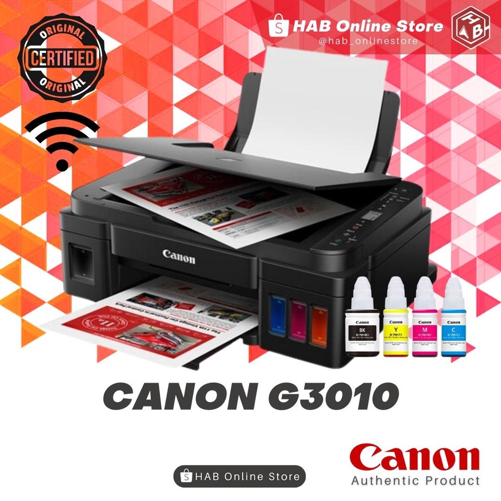 Canon Pixma G3010 Ink Efficient 3 In 1 Inkjet Printer - vrogue.co