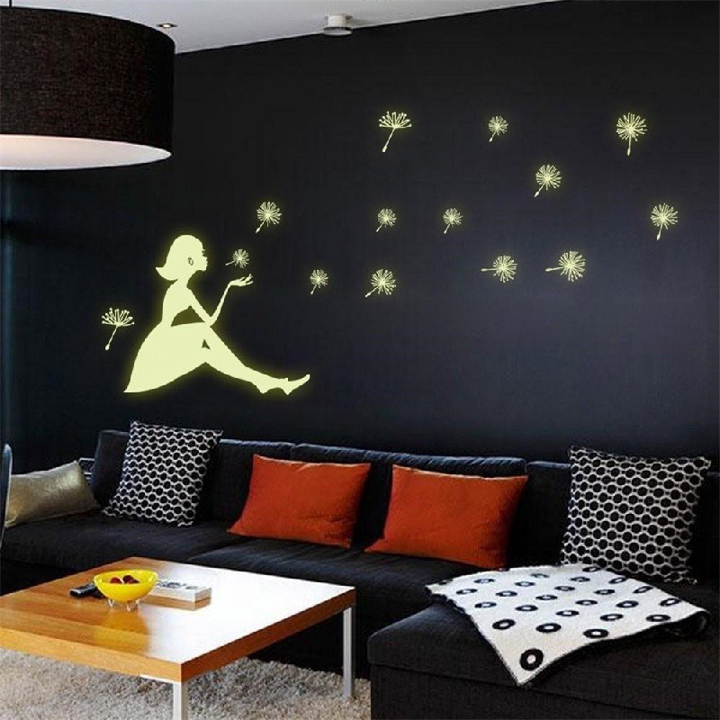 Mobel Wohnen Ceiling Art Mural Diy Decor Wall Sticker Glow