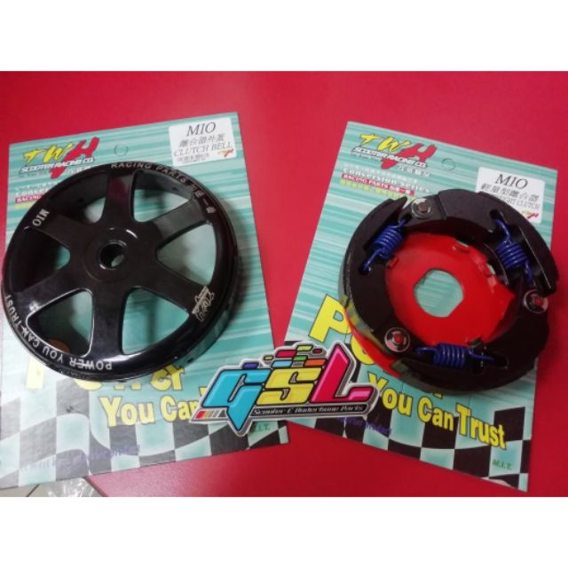 Racing clutch lining & clutch bell housing for mio sporty/nouvo